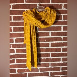 Frye and Co. Cozy Mustard Knit Scarf